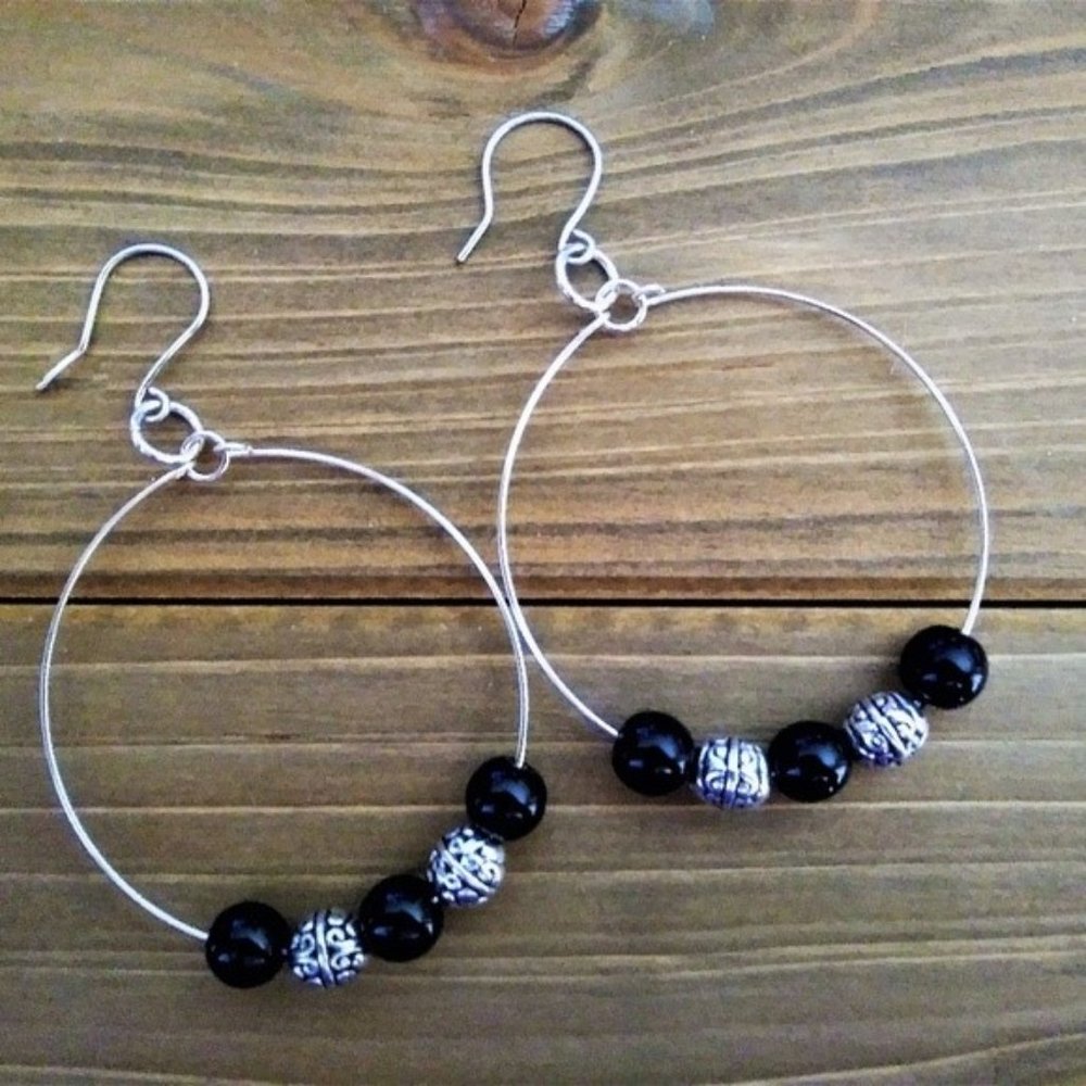 3 for $49 NEW Silver Hoop Earrings